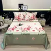 Conjunto de Tapetes Refrescantes de Seda de Gelo para o Verão, Tapete Macio, Tapete de Ar Condicionado, Lençol de Cama Doméstico, Lavável à Máquina, Tapete de Presente, Comércio Atacadista do Fabricante
