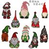 Adesivo bordado original sapato emblema desenho animado papai noel série remendo acessórios de vestuário acessórios adesivo remendo pano adesivo