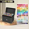 Kit de Marcadores Preto Dupla Ponta Touch Secagem Rápida Oleoso Colorido Pincel Caneta Grande de Aquarela Infantil Crianças Escolares