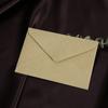 Conjunto de papel de carta com padrão de linho, convite de negócios retrô ocidental de alta qualidade, cartão postal, convite, tinta de fogo, bolsa de envelope