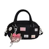 Bolsa de Bowling Personalizada, Bolsa Estilo Coreano tipo Almofada Transversal, Bolsa de Ombro Casual da Moda, Nova Bolsa Tendência 2026 para Mulheres