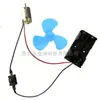 Portapilas de 5 compartimentos con interruptor 3V sin tapa con motor 130 kit de circuito de motor para maquetas caja de pilas