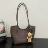 Bloqueio de Cor Transfronteiriço Grande Capacidade Verão 2026 Novo Elegante Versátil Temperamento Simples Alta Aparência Ombro Único Mão Bolsa Tote