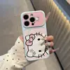 Adecuado para Apple 17promax Dibujos Animados Shin-chan Gato Extraterrestre Gato KT Teléfono iPhone Android Funda Blanda Dura Personalización UV