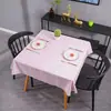 Mantel para Mesa de Centro Impermeable, a Prueba de Aceite, Resistente al Calor, No Requiere Lavado, Modelo 2026 Salvamanteles para Mesa de Comedor, Cubierta de Tela Rectangular de PVC Estilo Ins, Modelo Nuevo
