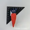 Tela algodón-lino gato, pez, conejo caricatura broches hechos a mano, accesorios ropa infantil, fabricante DIY