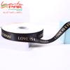 Cinta dorada de 25 mm de ancho con el amor infinito LOVEISETERNA flores cinta para embalaje de regalo de San Valentín