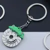 Llavero de Metal para Coche Modificado Transfronterizo Motor Rotativo Mazda Cubo de Rueda Amortiguación Cubo de Rueda de Freno Llavero