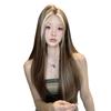 Sihuan Peluca para Mujer Diaria Celebridad de Internet Detenida Cabello Largo Rizado Encaje Frontal Natural Cubierta Completa de Cabeza