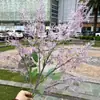 Nueva flor de boda blanca simulación comercio exterior niebla amante Cotinus Cedro decoración de boda flor artificial venta al por mayor