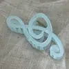 Pinza para el pelo grande y moderna para mujer, elegante y sofisticada, pinza para el pelo exquisita, pinza de tiburón simple para primavera-verano