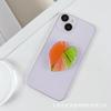 Suporte de mesa para celular com epoxy de folha simulada, suporte de airbag transparente, suporte para transmissão ao vivo, suporte de airbag para celular, suporte para celular