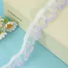 Renda Plissada Elástica Colorida Roupas de Boneca Modernas Acessórios de Renda Plissada com Babados Feitos à Mão DIY