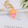 Accesorios de resina unicornio arcoíris galleta pinza para el pelo diy resina pequeños accesorios hechos a mano joyería diy accesorios de pegamento en crema