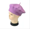 Chapéu Feminino Outono e Inverno Estilo Coreano Boina de Lã Sintética Chapéu Botão Chapéu de Pintor B001 Chapéu Atacado
