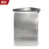 Caja de Distribución de Acero Inoxidable, Caja de Cimentación, Caja de Medidor, Caja de Protección para Estación de Carga, Caja de Corriente Débil, Gabinete de Distribución, Color Natural, Montaje en Superficie