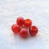 Ágata roja natural de cinco colores, cuentas con agujeros grandes, cuentas sueltas, venta al por mayor, pulsera de cuerda roja tejida a mano, cuentas espaciadoras, joyería Wenwan