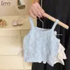 Traje de Verano para Niñas Timo 25 Nuevo Moda de Verano para Bebés Tejido de Manga Corta Pantalones Cortos de Encaje de Moda Conjunto de Dos Piezas