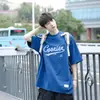 Fornecimento Direto da Fábrica Camiseta Americana Cool com Proteção Solar Manga Curta Meninos Verão Solta Secagem Rápida Camiseta Manga Curta Meninos