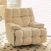Sillón Lounge Sofá de Primera Clase Estilo Espacial, Sofá Individual de Tela para Sala de Estar, Silla Mecedora Eléctrica Multifuncional Nube de Moda