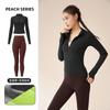 Chaqueta Deportiva de Otoño e Invierno con Forro Polar para Yoga, Correr, Fitness, Ajustada, Pantalones de Yoga Slim, Ropa de Yoga Gruesa Lulu, Traje
