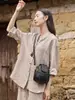 Bolsa de Teléfono Móvil de Cuero Genuino, Mini Bolsa Pequeña, Bolso de Mujer, Tendencia Caliente 2026, Moderno y Súper Popular, Bolso Cruzado de Hombro de Piel de Vaca de Primera Capa