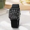 E-commerce Transfronteiriço Caixa Quadrada Personalizada Criativa Relógio Masculino Atacado Moda Retrô Pulseira de Silicone Estudante Relógio de Quartzo para Homens