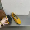 Sapatilhas de balé com laço estilo retrô francês para mulheres, novo modelo 2026, sapatos baixos rasos de calçar, sapatos de vovó com sola macia, multicolor