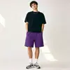 Pantalones cortos de algodón puro estilo americano transfronterizos para hombres y mujeres, pantalones cortos holgados de talla grande europeos y americanos, venta al por mayor de fábrica con logotipo personalizado