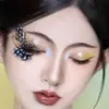 Pestañas Postizas de Mariposa Batiente al por Mayor con Plumas Exageradas Densas Maquillaje de Mariposa para Escenario DIY Pestañas Largas Pestaña Larga