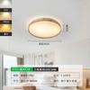 Lámpara de Techo para Sala de Estar Nórdica Moderna Rectangular Iluminación LED Estilo Japonés Madera Natural Lámpara para Habitación Interior Dormitorio Principal L335