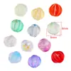 Cuentas de Vidrio Perforadas de Colores Degradados con Forma de Estrella de Cinco Puntas y Trébol de Cuatro Hojas para Pulsera, Collar, Pasador de Pelo, Joyería DIY