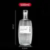 Botella de Barril de Vino de Vidrio Blanca Fina al por Mayor 500 ml Botella Sellada Reenvasada Botella para Bebida Alcohólica Casera Botella de Vino de Frutas