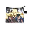 Bolsa de Naruto para niños de poliéster grande monedero de dibujos animados tarjetero estampado impermeable bolsa de almacenamiento colaboración anime