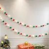 Banderines Navideños Transfronterizos, Guirnalda de Tela de Fieltro, Pared de Fondo Navideño, Decoraciones Navideñas para Fiestas de Jardín de Infancia