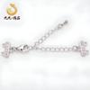 Collar de perlas de tres filas con circonita incrustada en oro de 14 quilates, cierre de hebilla, pulsera artesanal, accesorios, pulsera, cadena de extensión con hebilla de langosta