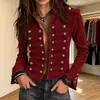 Chaqueta de Trabajo Americana Transfronteriza de Desarrollo Propio Annuo Abrigo para Mujer Holgado Casual Manga Larga Corto Estilo Retro Moda Top
