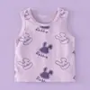 Camiseta regata infantil de algodão fina para o verão, regata sem mangas para meninos, base de verão, exclusiva para exportação