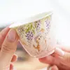 Fabricante Wisteria Lenguaje de Gato Taza de Té Taza para Propietario de Hogar Uso Personal Cerámica Kung Fu Juego de Té Artículos para el Hogar Taza de Té Cuenco de Té