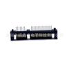Conector SATA 7+15 macho reto de fileira única SATA fêmea banhado a ouro para HD SATA 22PIN