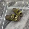 Sandálias Slip-On Birkenstock-Style com Fivela Fosca e Solado Grosso para Mulheres, 2026 Estilosas de Verão Antiderrapantes Confortáveis para Uso Externo na Praia