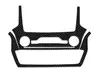 Adecuado para 16-21 Honda Civic Décima Generación Fibra de Carbono Panel de Control de Arranque Calcomanía Decorativa Accesorios de Modificación Interior
