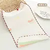 Toalla de Gasa Infantil de Seis Capas 25X50 Algodón Puro Tipo Jacquard para Bebé una Toalla Pequeña Toalla para Babas de Bebé de Guardería