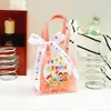 Bolsa transparente de PVC para jardín de infancia, bolsa de embalaje para niños, bolsa de regalo para personas mayores, bolso de mano para bebé, regalo de mano, bolsa de regalo de cumpleaños