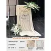 Estilo Coreano Gama Alta Banquete de Compromiso Letrero de Bienvenida Decoración Letrero de Agua Boda Señal de Dirección de Boda Tablero de Fondo Entrada