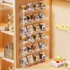 Estante de Pared Organización de Dormitorio Almacenamiento Acrílico Dormitorio Estudiantil Estante para Libros Papelería Estante de Organización de Pared
