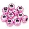 Ábaco de Imitación Jade Acrílico Cuentas Rueda Niebla Nube Agujero Grande Cuentas Sueltas Material para Pulsera DIY Accesorios de Joyería