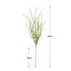 Planta Artificial con Ramas de Frijol Largo, Enredadera de Plástico Verde tipo Eucalipto para Colgar en Pared, Hojas Verdes, Decoración de Cesta Colgante, Arte Floral de Pared