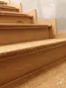 Tapetes para Degraus de Casa com Padrão de Sisal, Cor Sólida, Simples, Sem Cola, Autoadesivos, Antiderrapantes, Secagem Rápida, Tamanhos Personalizáveis