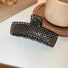 Pasador de Perla Incrustado con Diamantes Coreano, Diseño de Lujo de Moda, Pinza de Garra para la Parte Trasera de la Cabeza, Accesorio de Moda de Personalidad Nicho al por Mayor